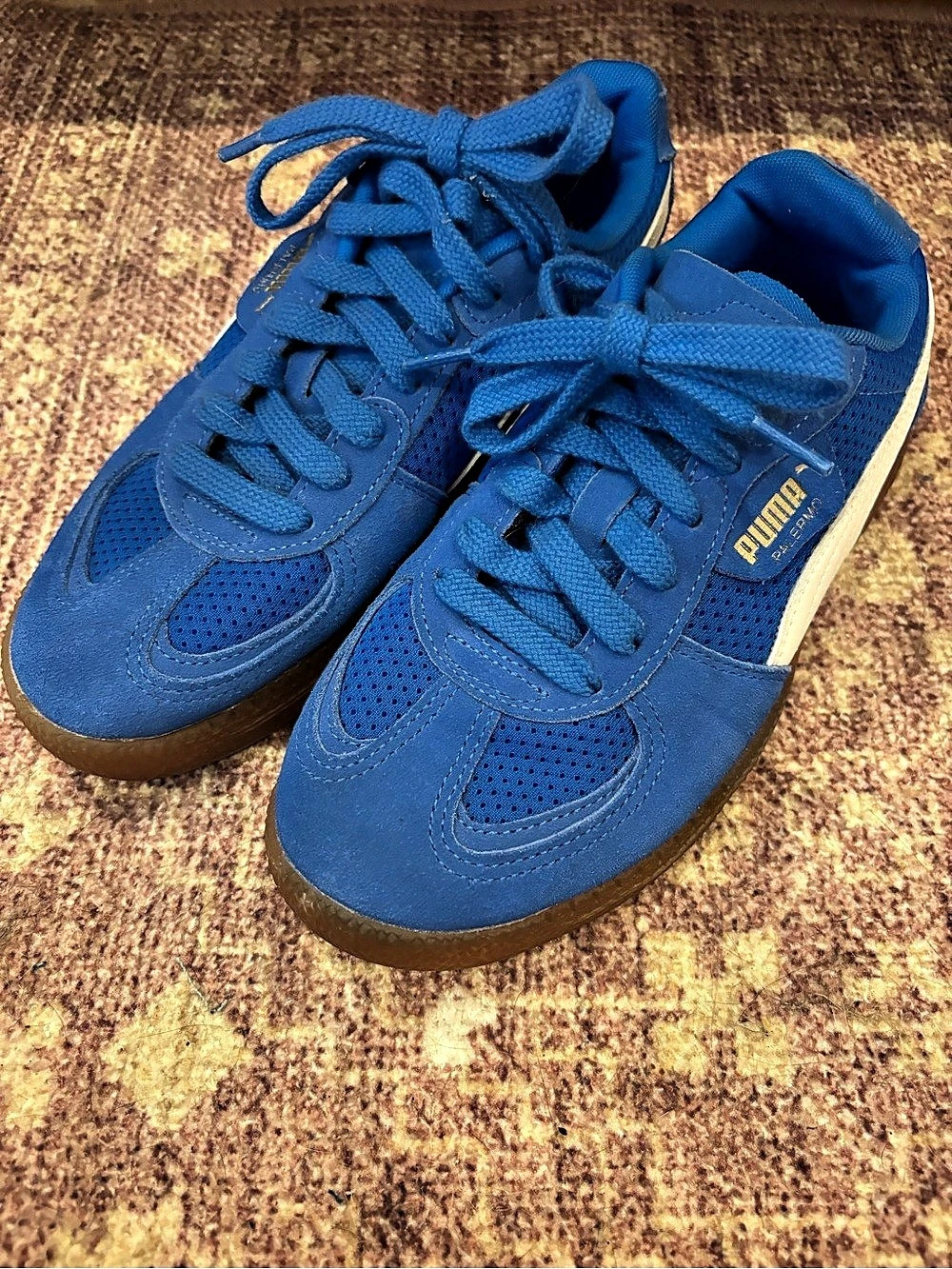 Puma Palermo Sneakers Blue & White US 8